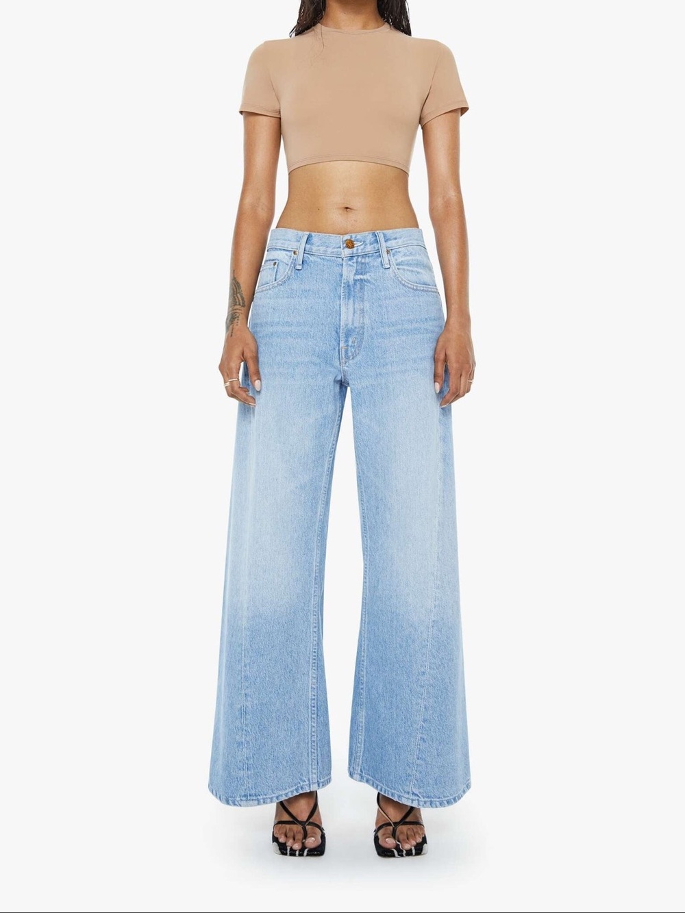 New MOTHER Lil Lemon Twist Sneak Jeans - size 30